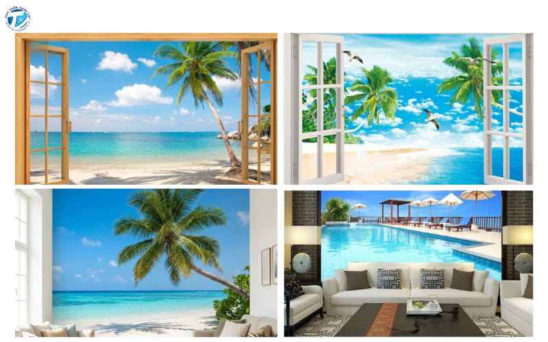 Tranh 3D giả không gian mở